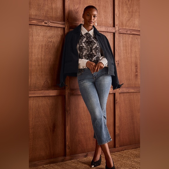 NWT Cabi Shrunken Moto Jacket Size M - Picture 3 of 6